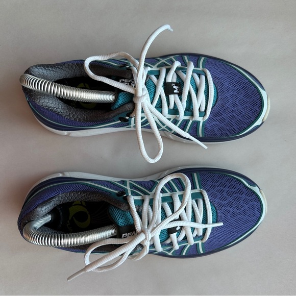 Pearl Izumi EM Road M3 Running Shoes Sneakers Purple Green Womens Size 6 Mesh - Picture 3 of 10